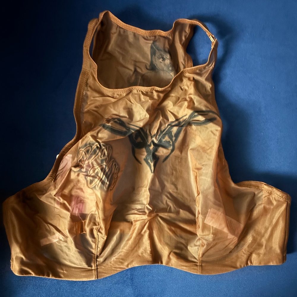 Fenty Beauty Tan Sheer Sports Bra